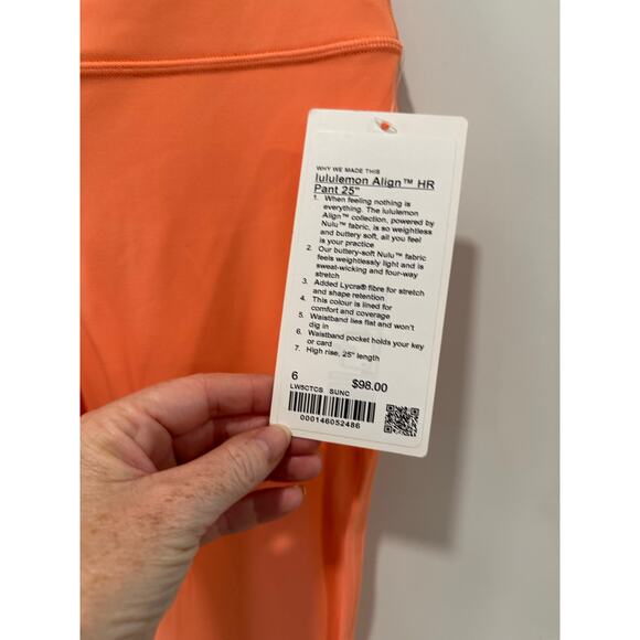 NWT Lululemon Align Leggings Size 6 - Picture 6 of 6